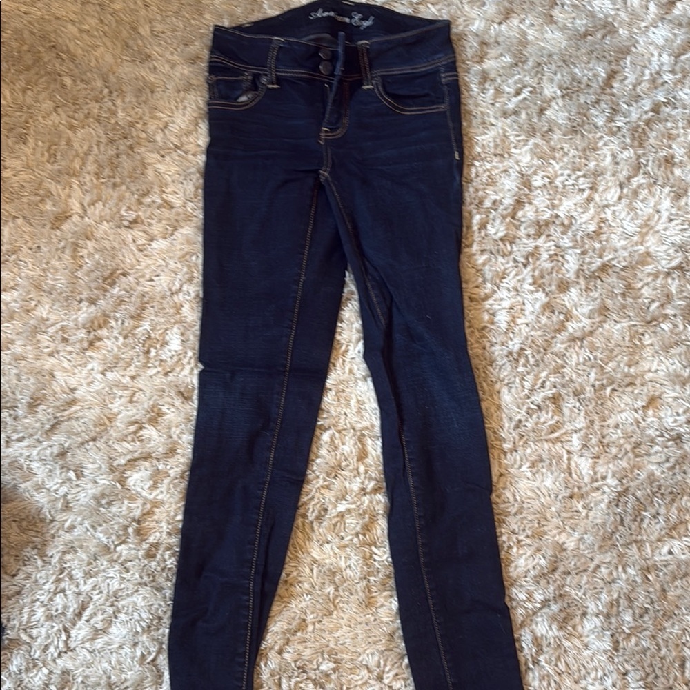 American Eagle Outfitters Blue Skinny Jeans